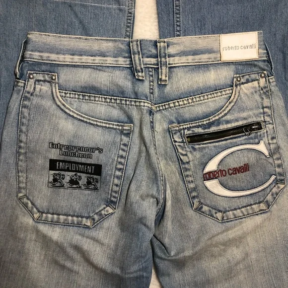 Roberto Cavalli Vintage Jeans Size 30 - Picture 6 of 8